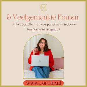 vijf veelgemaakt fouten personeelshandboek